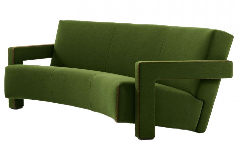 637 Utrecht Sofa Dreisitzer gebogen Cassina